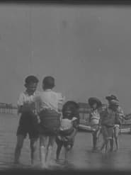 Children Playing on the Beach at Rhyl